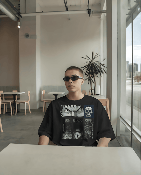 Existential Anime Aesthetic Tee - The Buy India